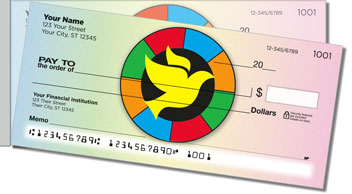 Christian Symbol Side Tear Design Checks