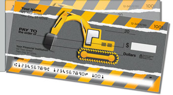 Construction Truck Side Tear Theme Checks