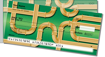 Plumbing Side Tear Personalized Checks