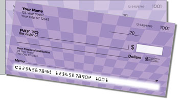 Checkerboard Pattern Side Tear Design Checks