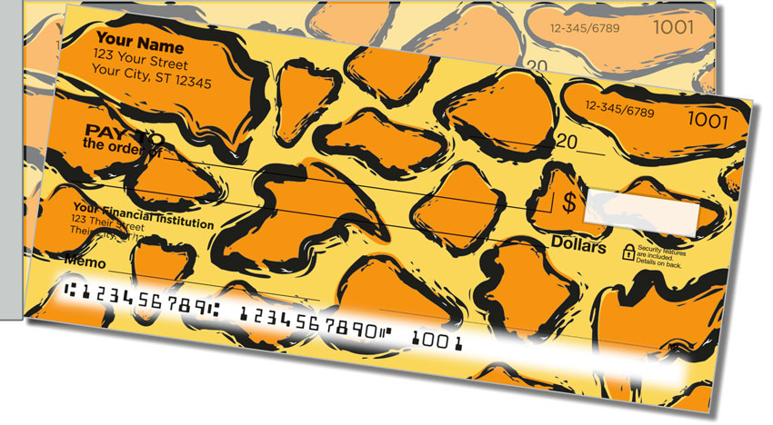 Wildlife Pattern Side Tear Personal Checks