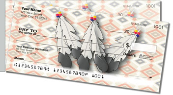 Dream Catcher Side Tear Personalized Checks