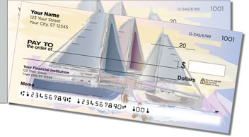 Boating Side Tear Personalized Checks