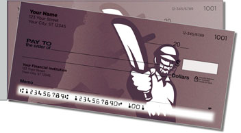 Cricket Side Tear Personalized Checks