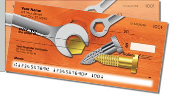 Nuts & Bolts Side Tear Personalized Checks
