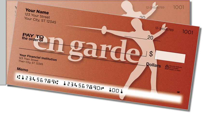Fencing Side Tear Personal Checks
