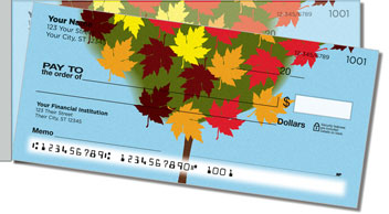 Maple Leaf Side Tear Design Checks