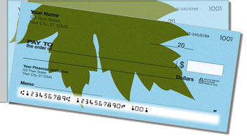 Maple Leaf Side Tear Personalized Checks