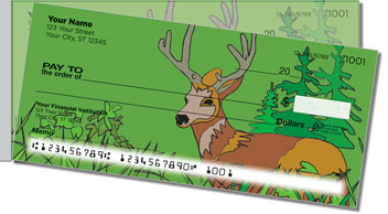 Big Buck Side Tear Personalized Checks