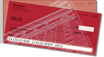 Artistic Architecture Side Tear Personalized Checks