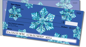 Wintry Flakes Side Tear Theme Checks