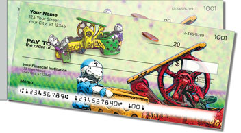 Antique Bank Side Tear Theme Checks