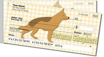 German Shepherd Side Tear Design Checks