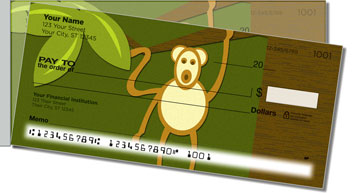 Cheeky Monkey Side Tear Design Checks