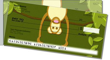Cheeky Monkey Side Tear Theme Checks