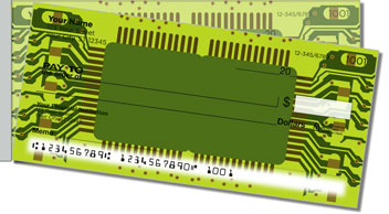 Computer Repair Side Tear Theme Checks