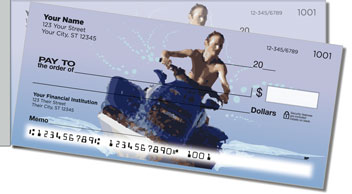Wave Rider Side Tear Personalized Checks