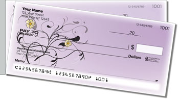 Pretty Pansy Side Tear Theme Checks