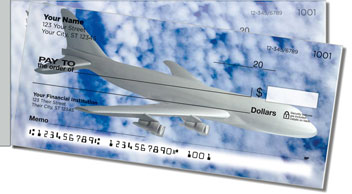 Friendly Sky Side Tear Design Checks