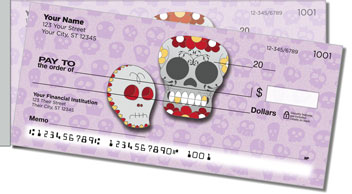 Day of the Dead Side Tear Personalized Checks