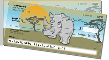 Jungle Buddy Side Tear Personalized Checks
