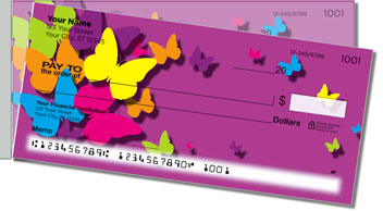 Colorful Cascade Side Tear Design Checks