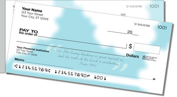 Heavenly Scripture Side Tear Design Checks