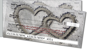 Love Is Side Tear Personalized Checks