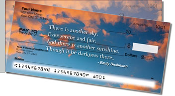 Scenic Poetry Side Tear Design Checks