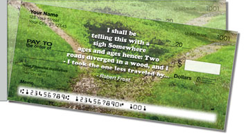 Scenic Poetry Side Tear Personalized Checks