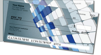 3D Blocks Side Tear Personalized Checks