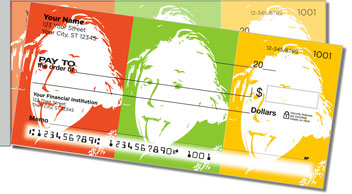 Albert Einstein Side Tear Personalized Checks