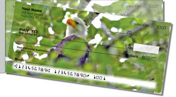 Nesting Eagle Side Tear Personalized Checks