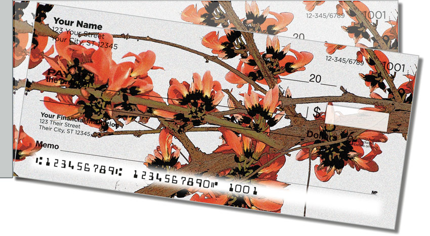 Rustic Flower Side Tear Checks