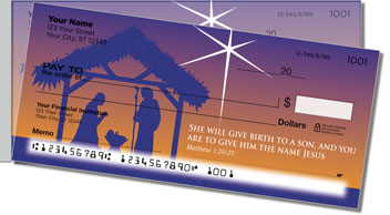 Nativity Scene Side Tear Design Checks