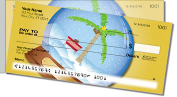 Snow Globe Side Tear Theme Checks