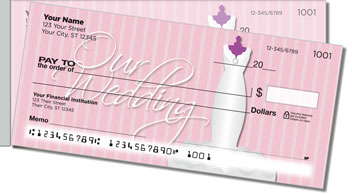 Wedding Day Side Tear Design Checks