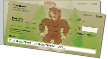 Bigfoot Side Tear Personalized Checks
