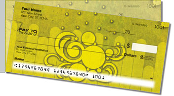 Bizarre Bubble Side Tear Personalized Checks