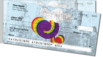 Vintage Rainbow Side Tear Personalized Checks