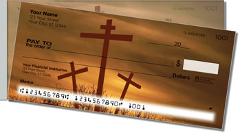 Calvary Cross Side Tear Theme Checks