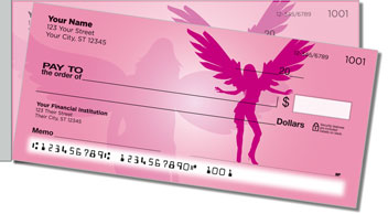 Sexy Angel Side Tear Design Checks