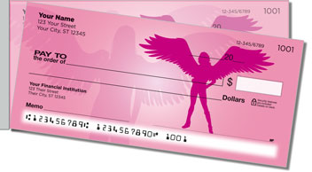Sexy Angel Side Tear Personalized Checks