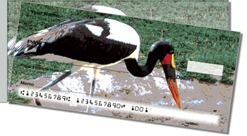 Exotic Bird Side Tear Personalized Checks