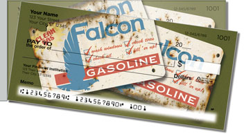 Vintage Gasoline Side Tear Design Checks