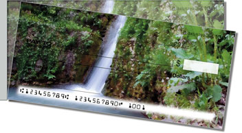 Artistic Waterfall Side Tear Design Checks
