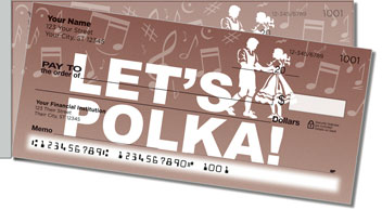 Polka Music Side Tear Theme Checks