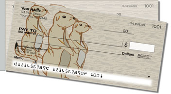 Prairie Dog Side Tear Personalized Checks
