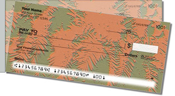 Evergreen Emboss Side Tear Design Checks