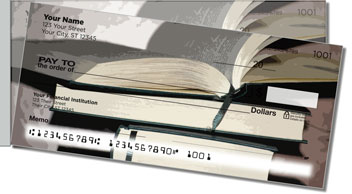 On the Bookshelf Side Tear Design Checks